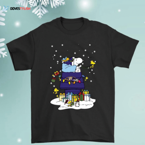 Baltimore Ravens Snoopy Christmas Shirt: Get Ready for the Ultimate Holiday Style!