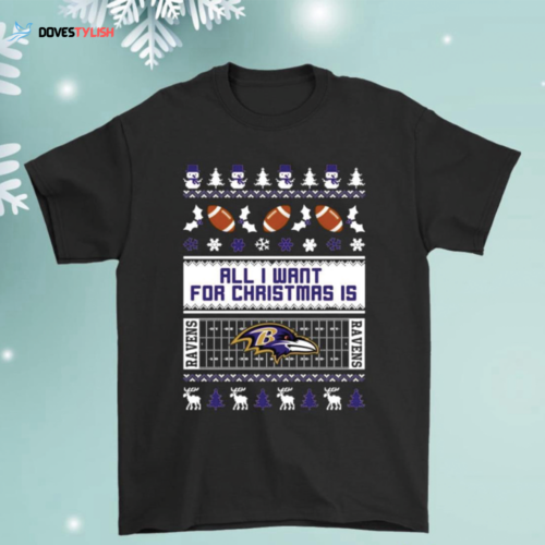 Baltimore Ravens Shirt: The Perfect Christmas Gift for NFL Fans!