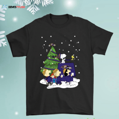 Baltimore Ravens Santa Snoopy Christmas Shirt – Festive Gear for Fans!