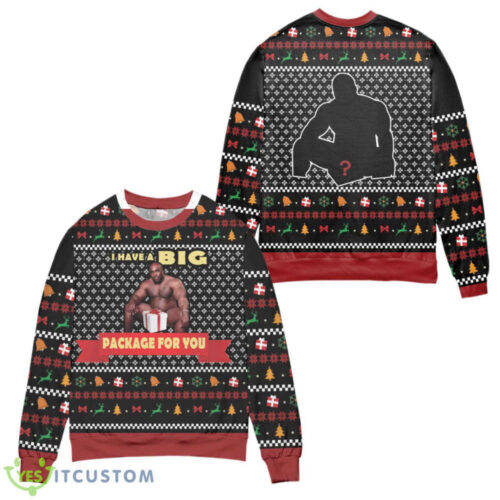 Barry Wood Meme Ugly Christmas Sweater – Big Package Design for Men & Women