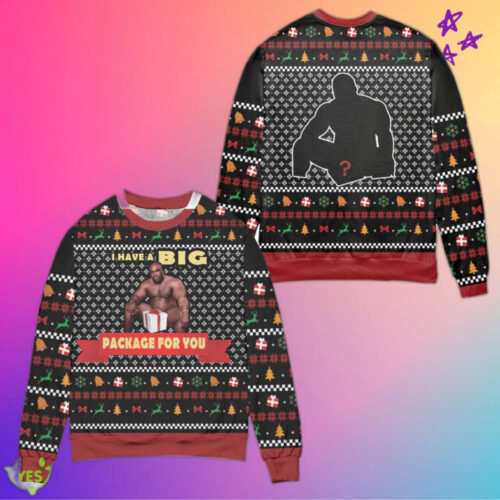Barry Wood Meme Ugly Christmas Sweater – Big Package Design for Men & Women