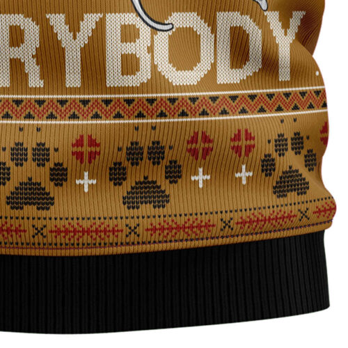 Cats For Everybody Ugly Christmas Sweater – Festive Feline Fun for All