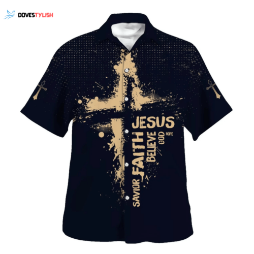 Christian Hawaiian Shirts for Men and Women – Jesus Faith Savior – Hawaiian Summer Shirts