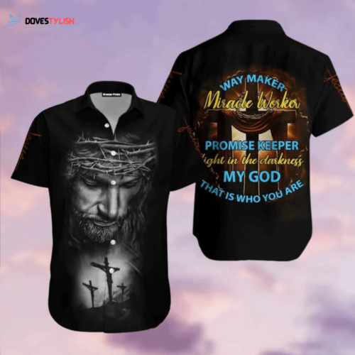 Faith-Filled Jesus Hawaiian Shirt – Christian Apparel for Men & Women