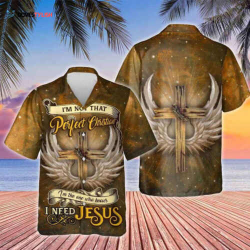 Vintage Hawaiian Shirt: Jesus Art – Unique & Retro Design