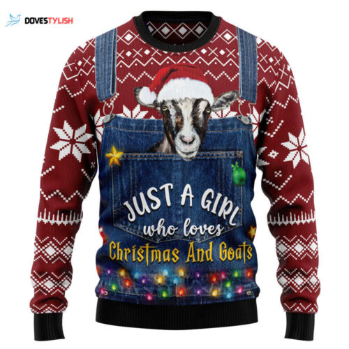 Christmas Goat Lover Ugly Sweater – Perfect Holiday Gift Noel Malalan Signature