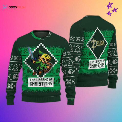 Christmas Zelda Ugly Sweater: The Legendary Holiday Attire for Men & Women