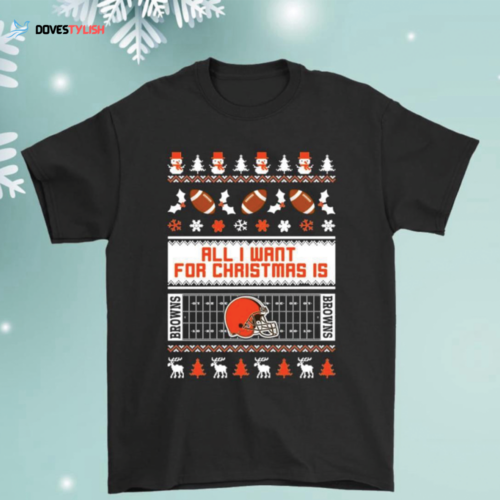 Cleveland Browns Christmas Shirt: Perfect Gift for Football Fans