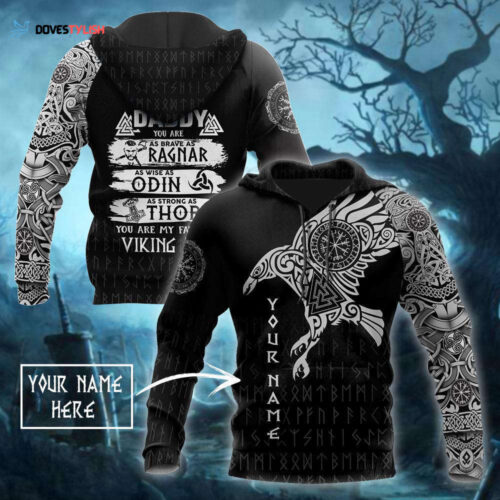 Unique Viking Tattoo 3D All Over Printed Shirts – Stand Out with Stylish Norse Designs!
