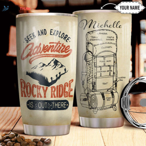 Customizable Stainless Steel Hiking Tumbler: Stay Hydrated on the Trail!