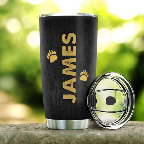 Dad Hiking Buddies: Personalized Stainless Steel Tumbler – Customizable Outdoor Gear