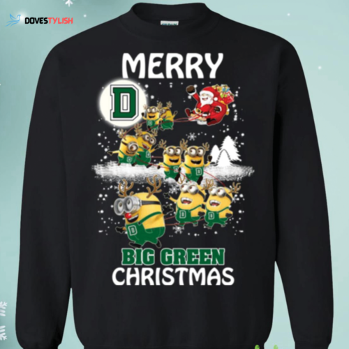 Stetson Hatters Minion Santa Claus Sweatshirt: Festive Sleigh Design