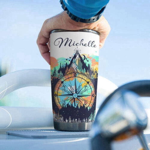 Durable Hiking Stainless Steel Tumbler – Personalized & Customizable