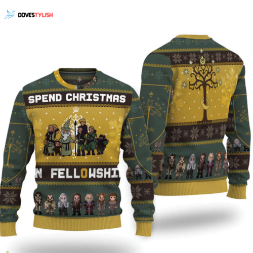 Shine in Style with Be Golden Girls Ugly Christmas Sweater – May Your Christmas Festive