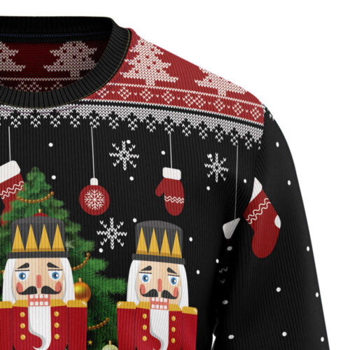 Festive Nutcracker Christmas Tree Ugly Sweater – Perfect for Holiday Celebrations!