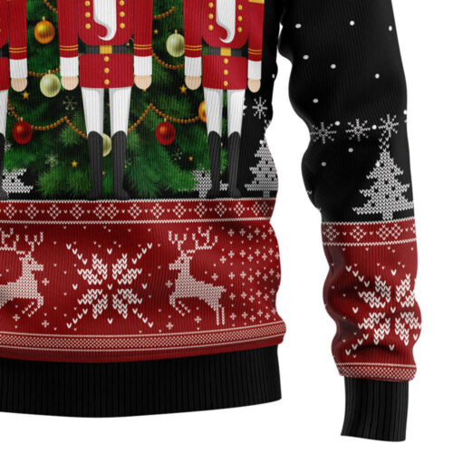 Festive Nutcracker Christmas Tree Ugly Sweater – Perfect for Holiday Celebrations!