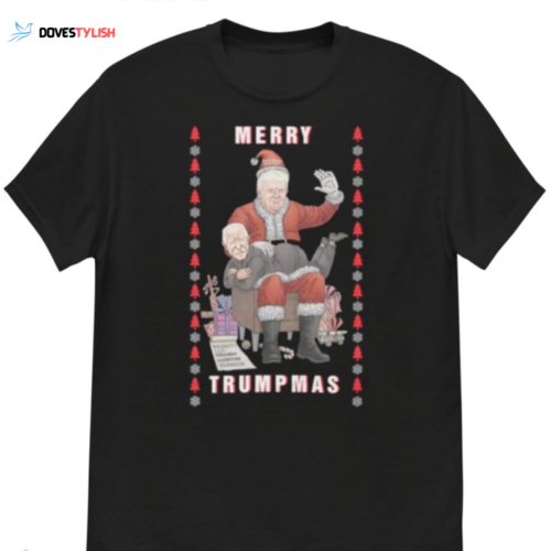 Get Festive with a Donald Trump Christmas Shirt – Perfect Holiday Gift!