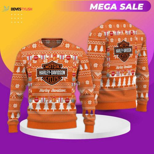 Get Festive with Harley-Davidson Christmas Tree Ugly Sweater