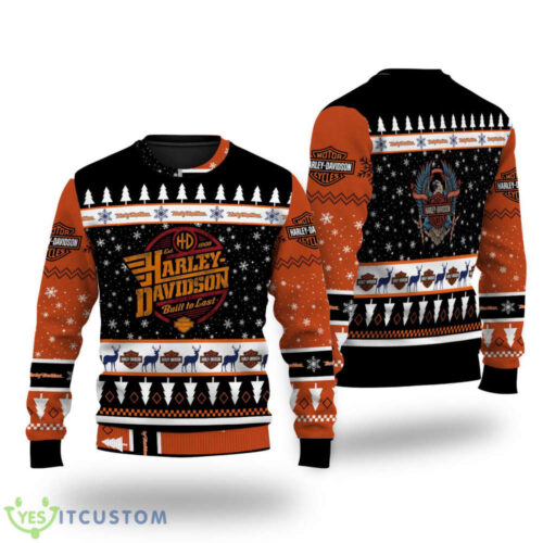 Get Festive with Harley Davidson Ugly Christmas Sweater – Perfect for Fans!