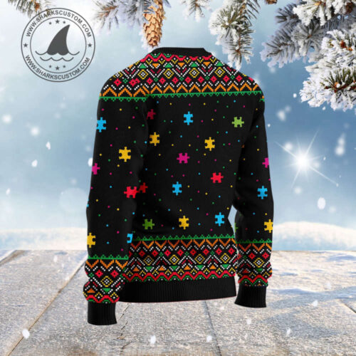Get Festive with Our Autism Ugly Christmas Sweater – Perfect for Autism Awareness