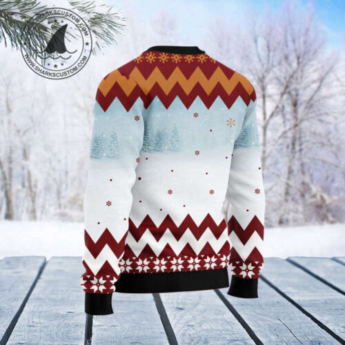 Get Festive with our Cat Red Truck Ugly Christmas Sweater – Perfect Holiday Gift!