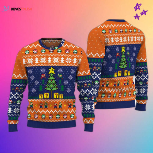 Get Festive with Super Bros: Super Mario Christmas Sweater