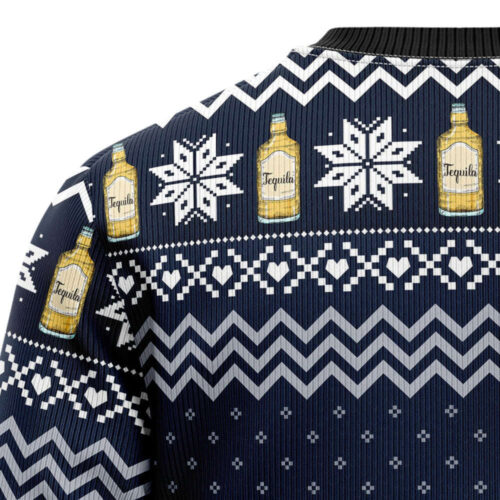 Get Festive with Tequila My Blood Type Ugly Christmas Sweater – Limited Edition