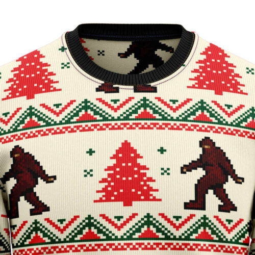 Get Festive with the Amazing Bigfoot Ugly Christmas Sweater – Perfect Holiday Attire!