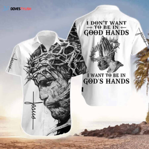 God s Hand Jesus Hawaiian Shirt: Aloha Shirt for Men in Hawaii