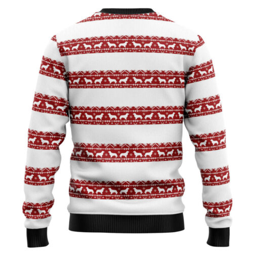 Golden Retriever Santa Hat Ugly Christmas Sweater: Festive Canine Apparel