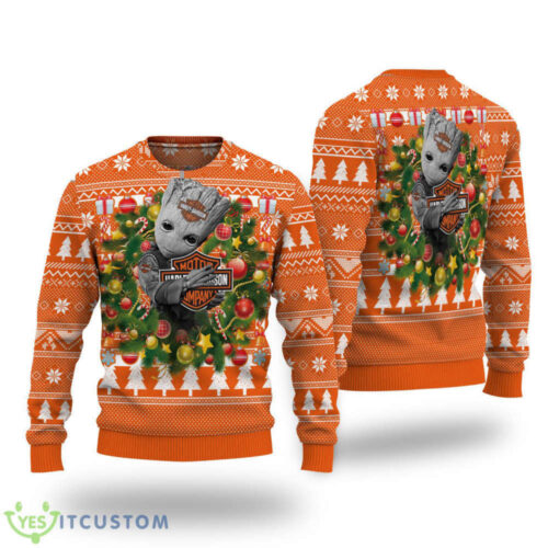 Harley-Davidson Baby Groot Ugly Christmas Sweater – Festive & Fun Harley-Davidson Merchandise
