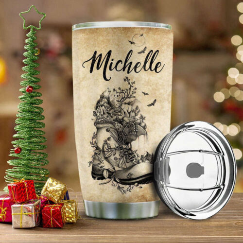 Hiking Vintage Personalized Stainless Steel Tumbler – Customizable Outdoor Drinkware