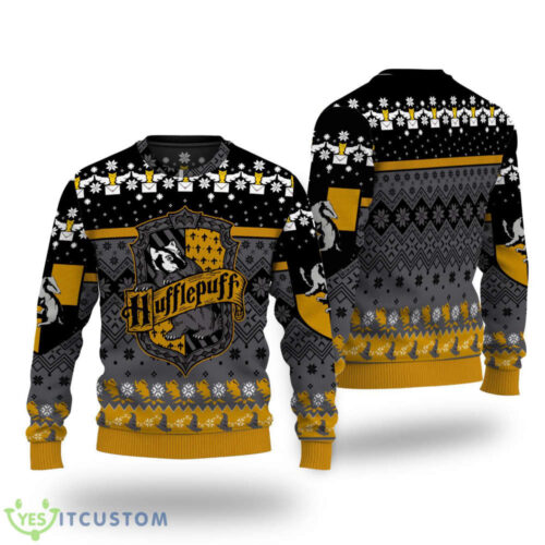 Hufflepuff Christmas Sweater: Harry Potter Ugly Gift for a Magical Holiday