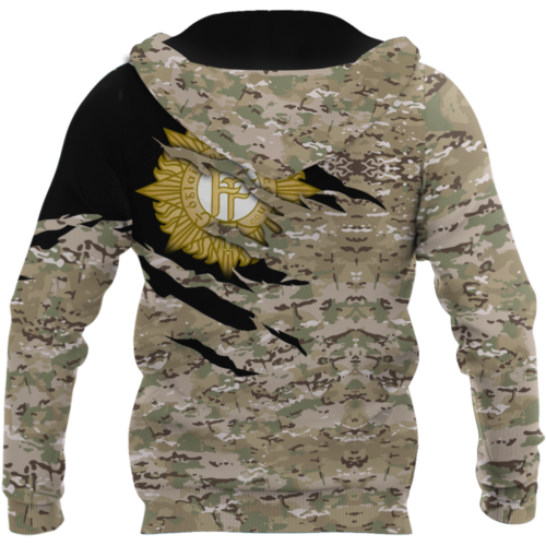 Irish Army 3D Hoodie Shirt For Men And Women