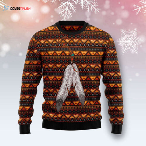 Native Feather TY0311 Ugly Christmas Sweater – Perfect Gift for Christmas Noel Malalan – Christmas Signature