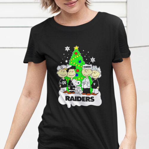 NFL Snoopy Peanuts Las Vegas Raiders Christmas Shirt – Perfect Gift