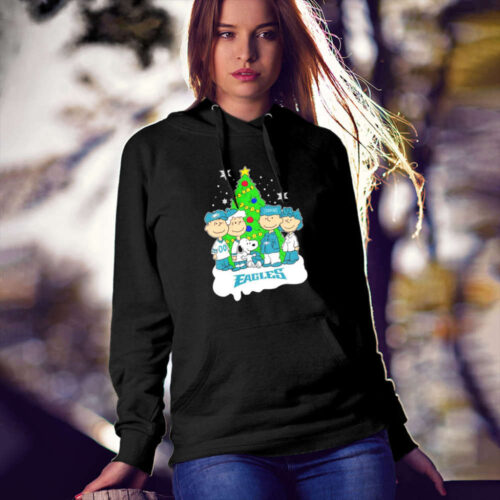 NFL Snoopy Philadelphia Eagles Christmas Shirt – Perfect Gift for Peanuts Fans