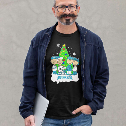 NFL Snoopy Philadelphia Eagles Christmas Shirt – Perfect Gift for Peanuts Fans