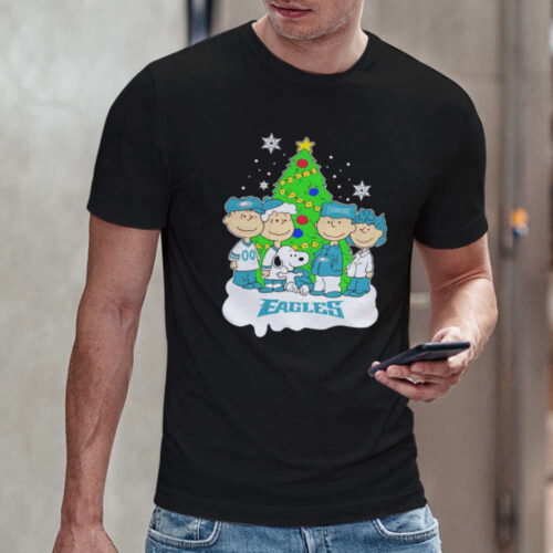 NFL Snoopy Philadelphia Eagles Christmas Shirt – Perfect Gift for Peanuts Fans