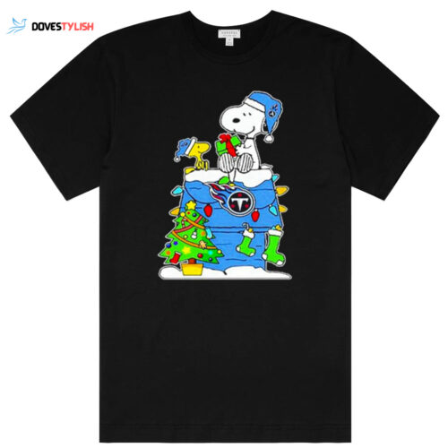 NFL Tennessee Titans Snoopy & Woodstock Christmas Shirt – Merry Gift Shirt