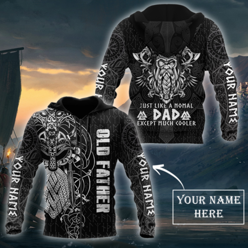 Personalize Viking Dad All Over Print Shirts: Customizable & Unique Designs
