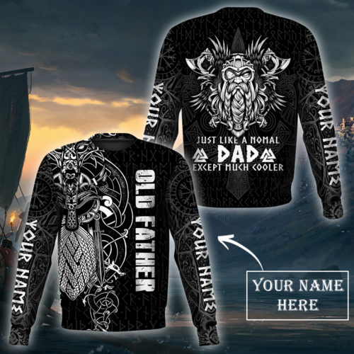 Personalize Viking Dad All Over Print Shirts: Customizable & Unique Designs