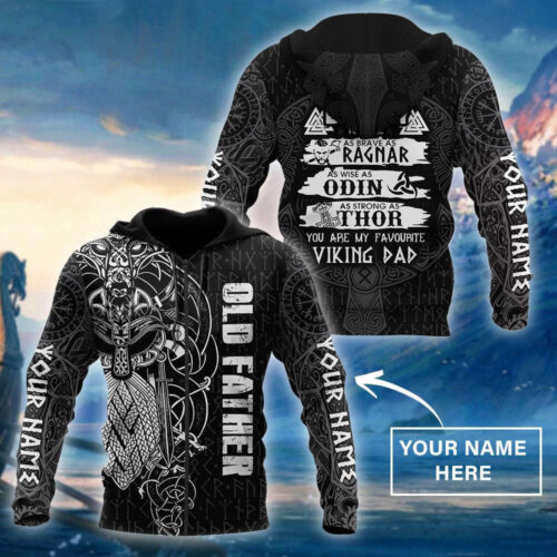 Personalize Your Style with Viking Dad All Over Print – Customizable & Unique Design