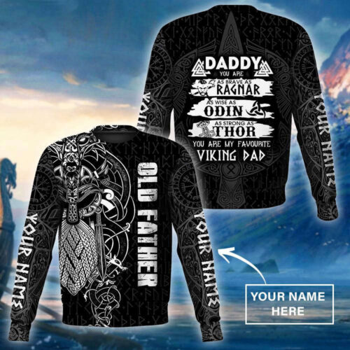 Personalize Your Style with Viking Dad All Over Print – Customizable & Unique Design