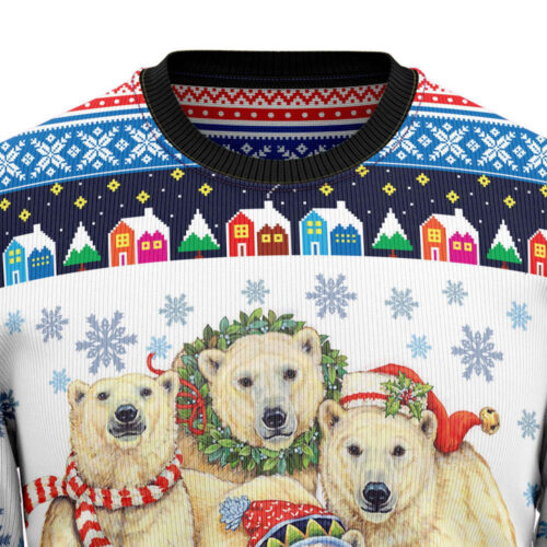 Polar Bears Christmas HZ112314 Ugly Sweater – Perfect Christmas Gift Noel Malalan Signature