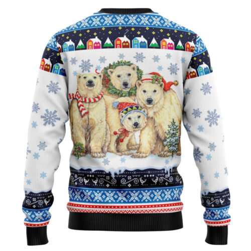 Polar Bears Christmas HZ112314 Ugly Sweater – Perfect Christmas Gift Noel Malalan Signature