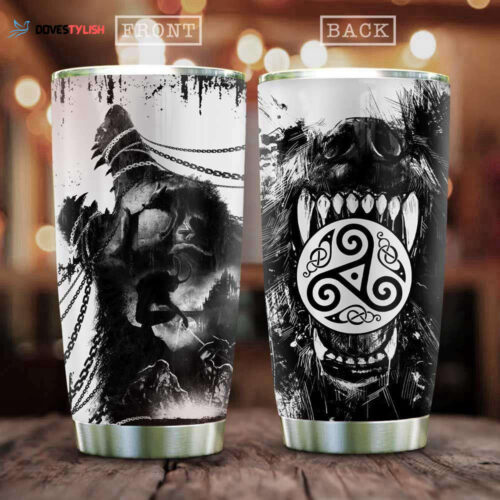Stay Hydrated in Style: Dear Wolf Wife Stainless Steel Tumbler