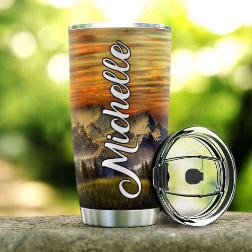 Premium Wolf Stainless Steel Tumbler – Personalized & Durable