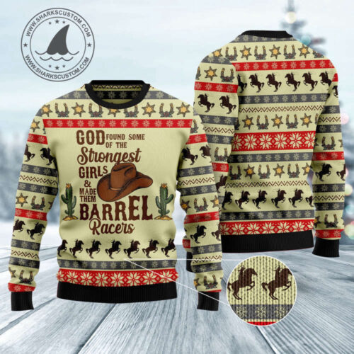 Rodeo Girl Ugly Christmas Sweater: Festive & Fun Cowgirl-Inspired Apparel