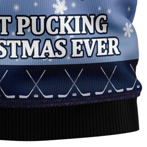 Santa Hockey T0511 Ugly Christmas Sweater – Perfect Gift Noel Malalan Signature